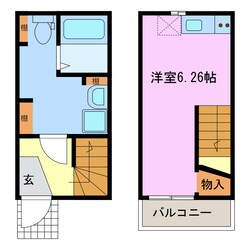 アースクエイク浦里の物件間取画像